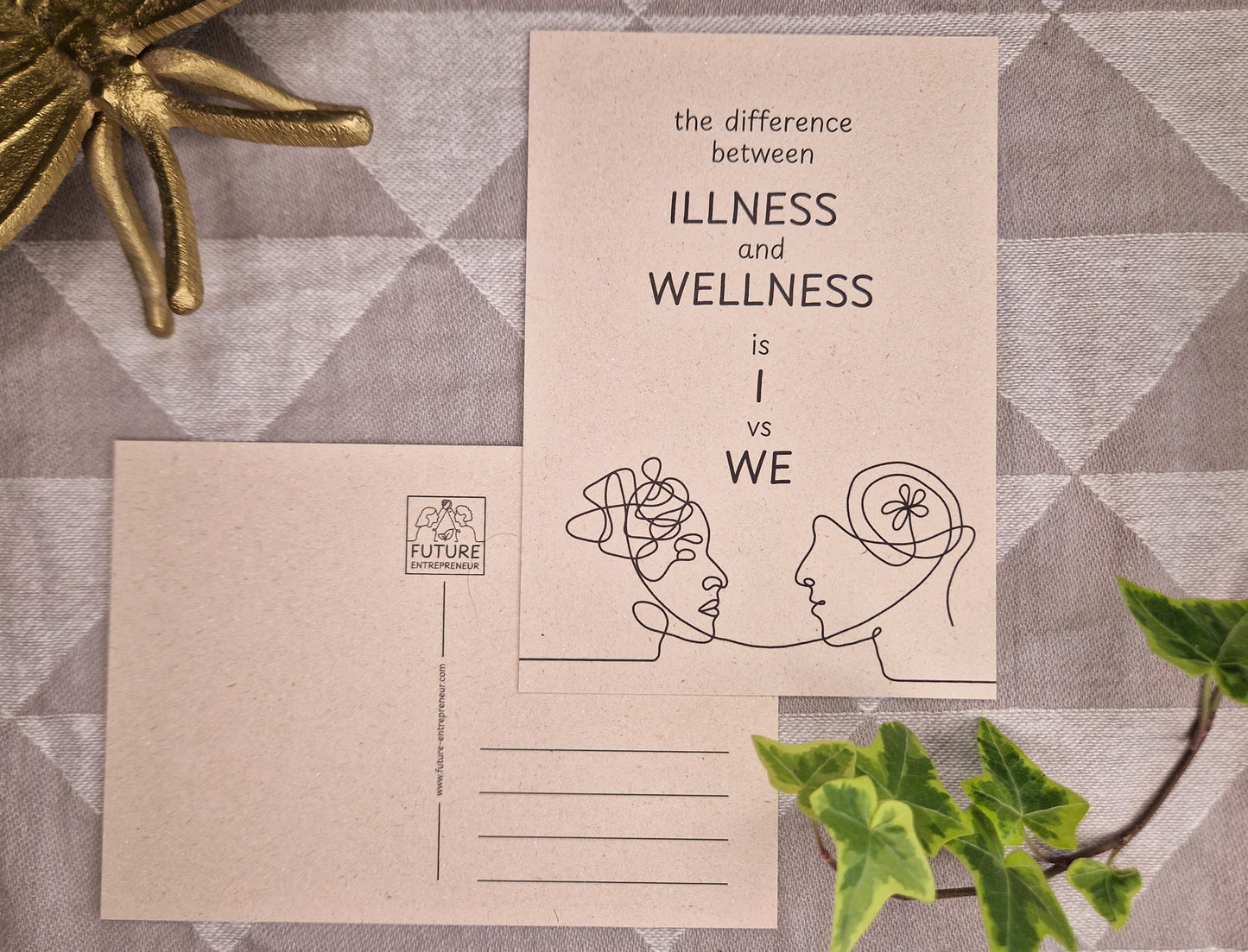 🙏 Meditate Postcard Set | 12 cards, 4 designs