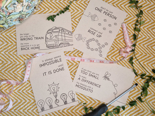 🔥Activate Postcard Set | 12 cards, 4 designs