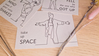 🙌 Encourage Postcard Set | 12 cards, 4 designs