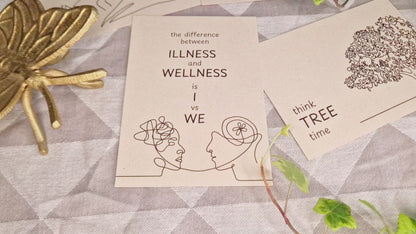 🙏 Meditate Postcard Set | 12 cards, 4 designs